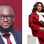 Valentino Nortey (L) has been arrested for stabbing his wife Gilda Norty (R)